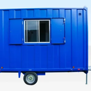 12ft x 7ft 6in Steel Mobile Anti Vandal Office Cabin for Sale