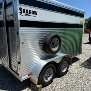 2025 Shadow Rancher 13ft 6in All-Aluminum Stock Trailer (Bumper Pull)