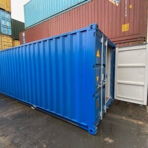 30ft Standard Shipping Container - One-Trip, Blue